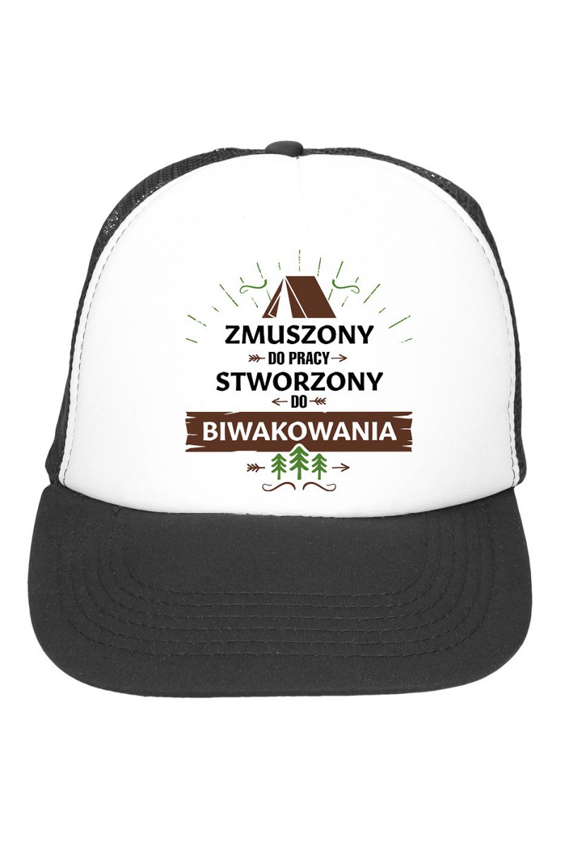 Czapka z daszkiem Zmuszony Do Pracy, Stworzony Do Biwakowania