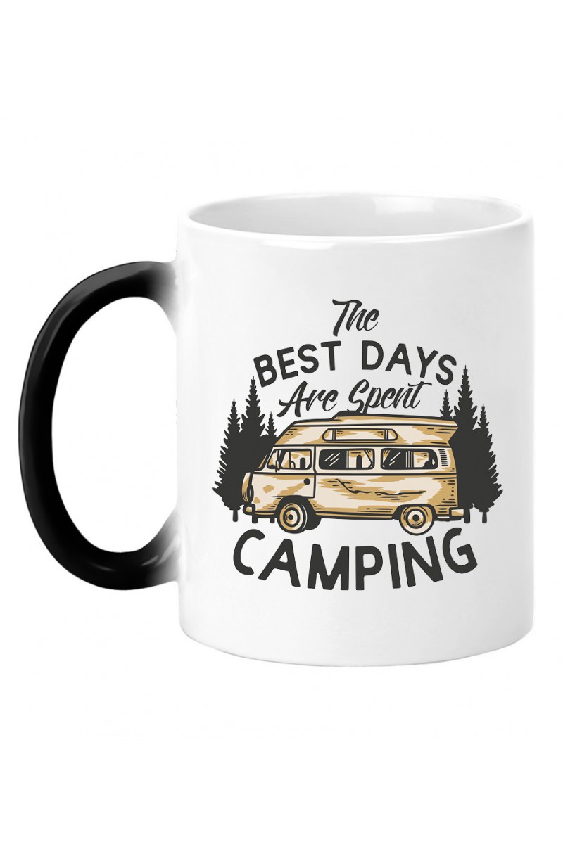 Kubek Magiczny The Best Days Are Spent Camping Kubek Magiczny The Best Days Are Spent Camping