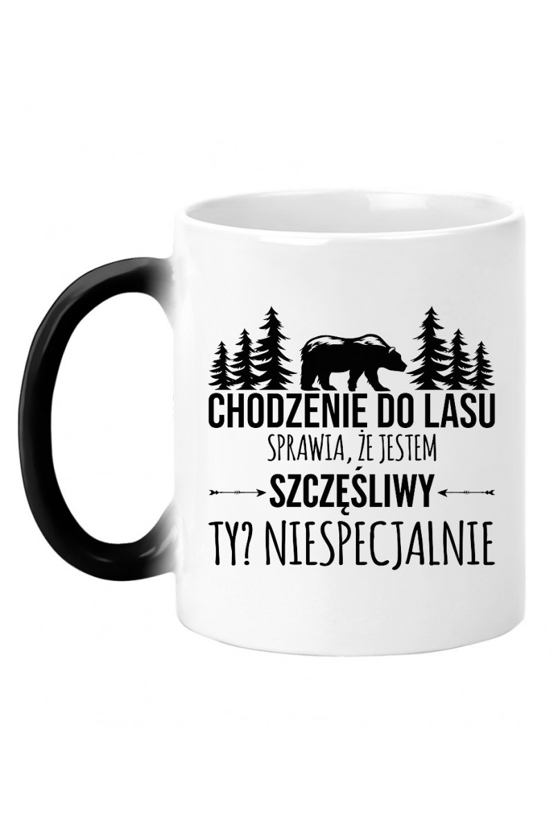 Kubek Magiczny Chodzenie Do Lasu Sprawia, Że Jestem Szczęśliwy