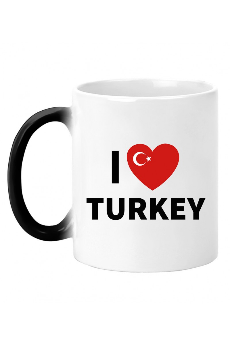 Kubek Magiczny I Love Turkey