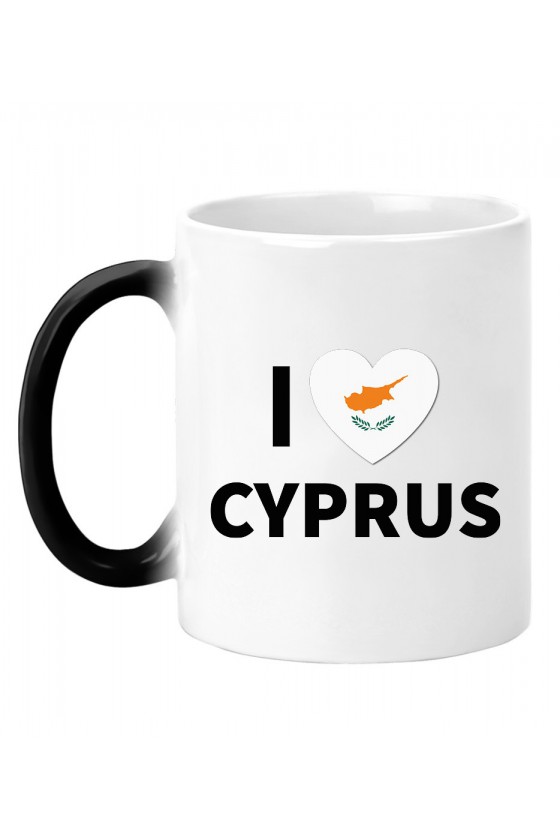 Kubek Magiczny I Love Cyprus