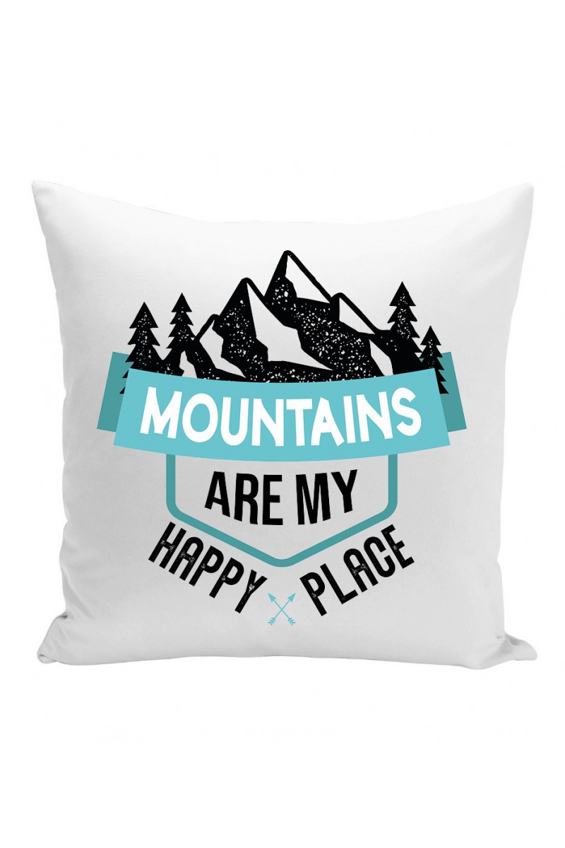 Poduszka Mountains Are My Happy Place Poduszka Mountains Are My Happy Place