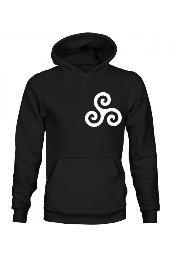 Bluza Męska z Kapturem Triskelion