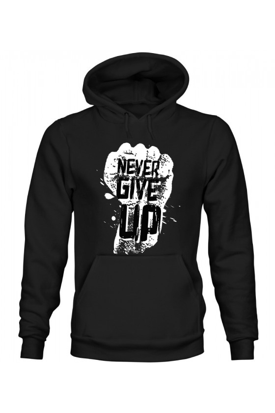 Bluza Męska z Kapturem Never Give Up