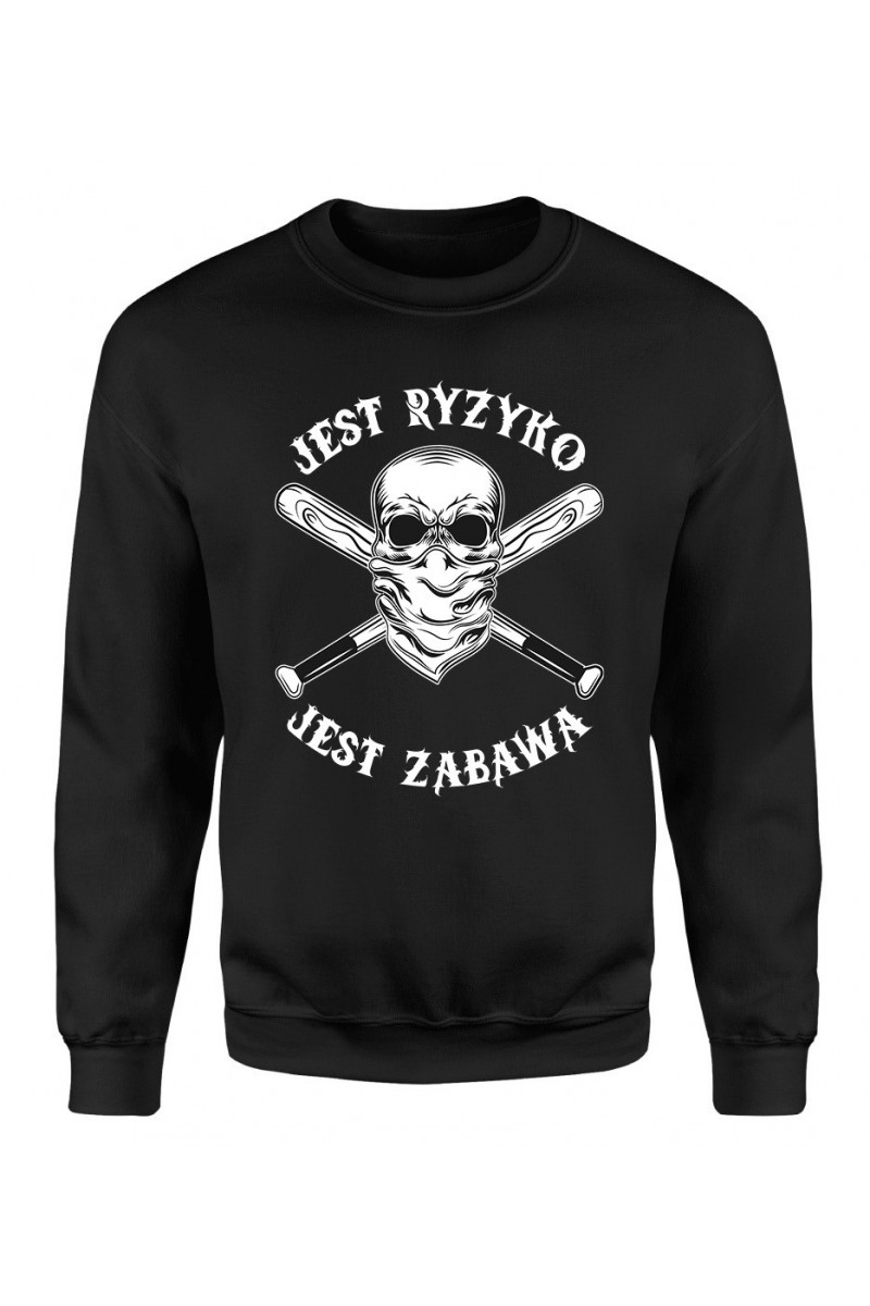 Bluza Męska Klasyczna Jest Ryzyko Jest Zabawa Bluza Męska Klasyczna Jest Ryzyko Jest Zabawa