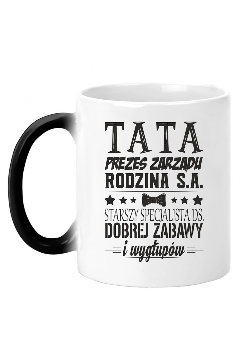 Kubek Magiczny Tata Prezes Zarządu Rodzina S.A.