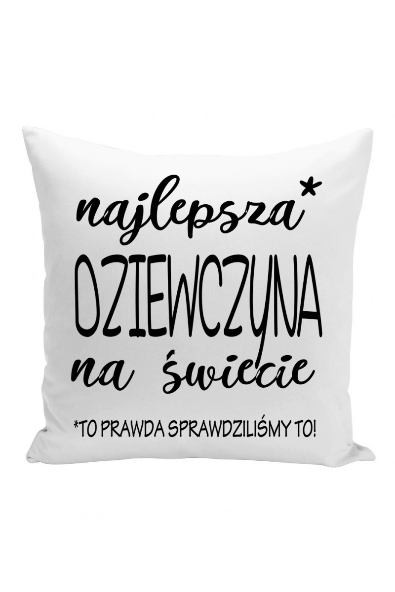 Poduszka Najlepsza Dziewczyna Na Świecie