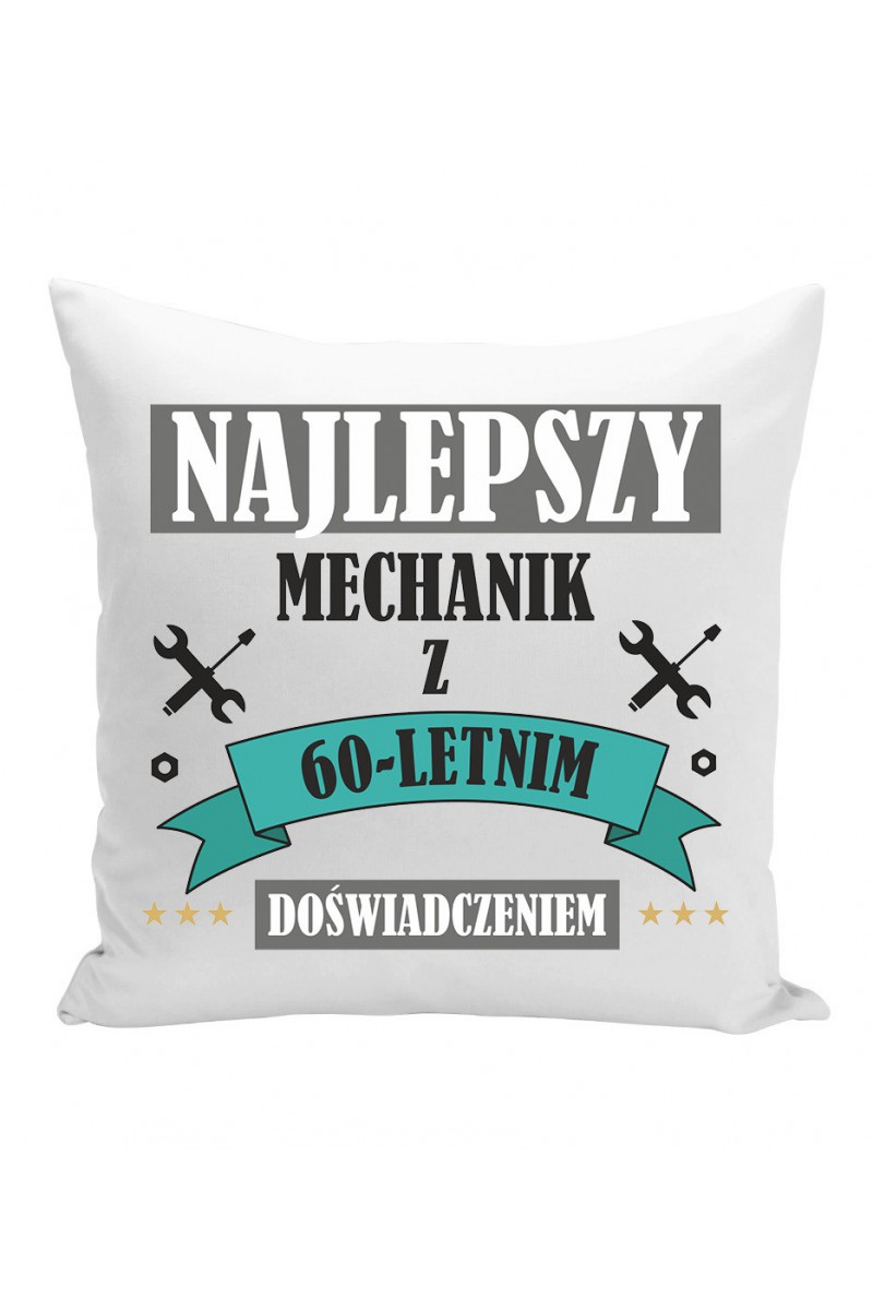 Poduszka Najlepszy Mechanik z 60-letnim doświadczeniem