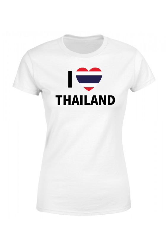 Koszulka Damska I Love Thailand