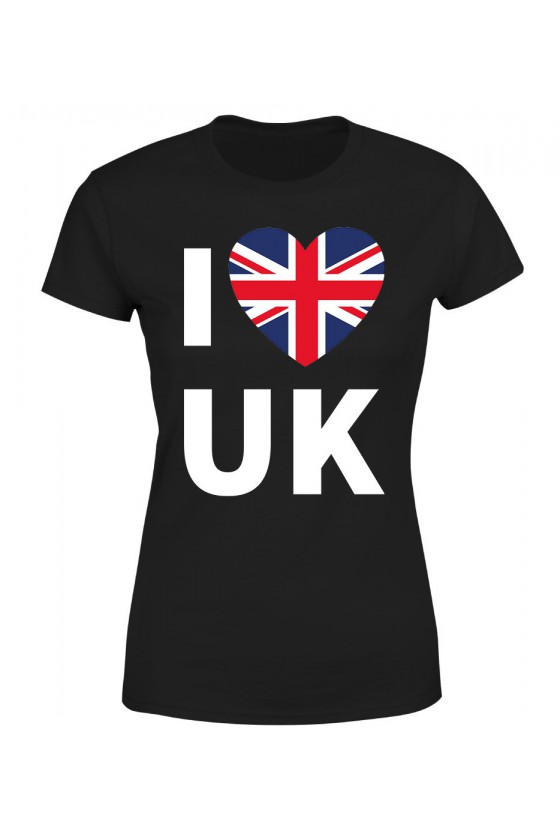 Koszulka Damska I Love UK