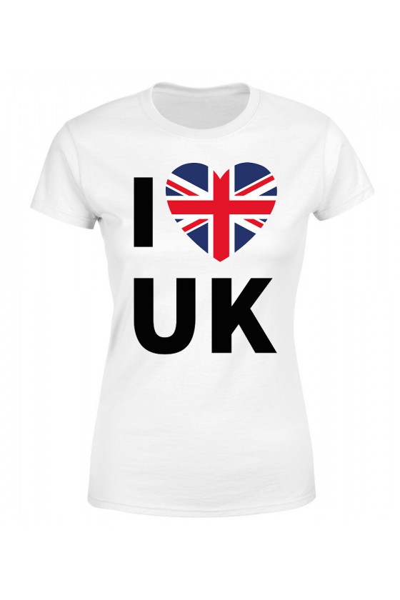 Koszulka Damska I Love UK