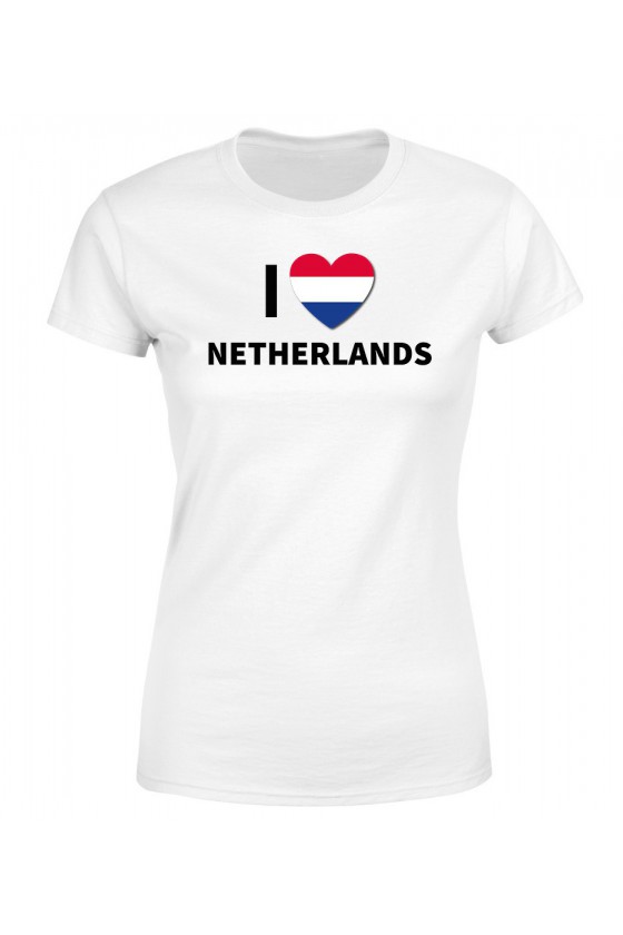 Koszulka Damska I Love Netherlands