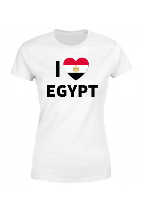 Koszulka Damska I Love Egypt