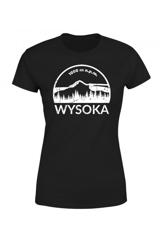 Koszulka Damska Wysoka 1050m n.p.m.