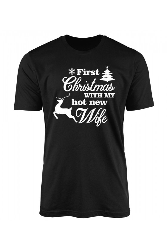 Komplet Koszulek First Christmas With My Hot Wife/Husband